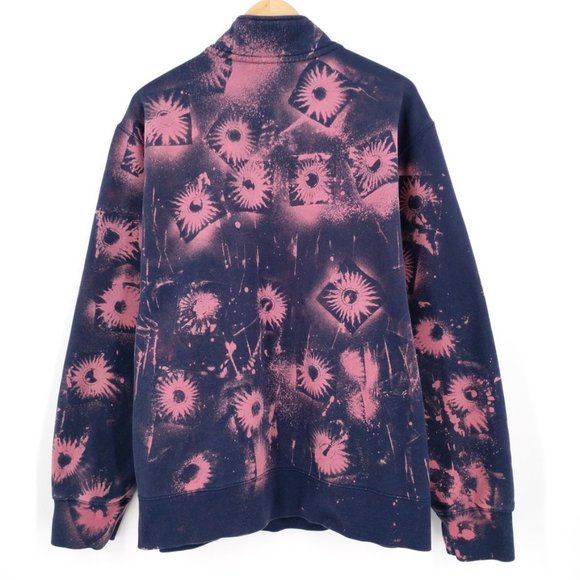 NIKE Polar Plunge Custom Bleach Dye Sweatshirt XL - Picture 6 of 8